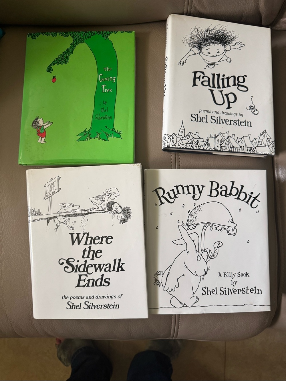 Shel Silverstein Book Lot - The Giving Tree + 3 Hardcover Classics